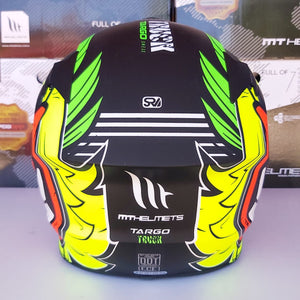 CASCO MT TARGO TRUCK A2 AMARILLO FLUO MATE PULSAR R6R FZ R1
