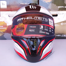 Cargar imagen en el visor de la galería, CASCO MT TARGO INTERACT A1 ROJ/PERLA PULSAR R6R FZ R1 CBR