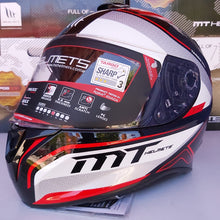 Cargar imagen en el visor de la galería, CASCO MT TARGO INTERACT A1 ROJ/PERLA PULSAR R6R FZ R1 CBR