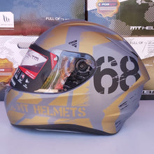 Cargar imagen en el visor de la galería, CASCO MT TARGO EXPLORER A9 ORO MATE PULSAR R6R FZ R1 R15 CBR