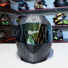 Cargar imagen en el visor de la galería, CASCO KOV BLACKAT PULSAR R6R FZ R1 R15 CBR GIXXER GSXR DUKE