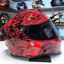 Cargar imagen en el visor de la galería, CASCO TAFF DRAKO FIRE PULSAR R6R FZ R1 R15 CBR GIXXER GSXR