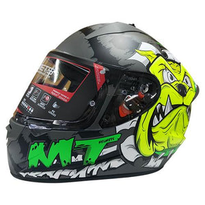 CASCO MT STINGER NERON B3 AMARILLO FLUO MATE PULSAR R6R FZ