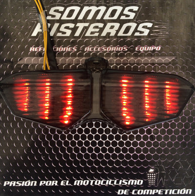 Stop con Direccionales Humo Yamaha R6S 2003 2009