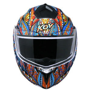 Casco Stealth Alebrije Azul PULSAR R6R FZ R1 R15 CBR GIXXER
