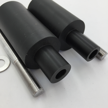 Cargar imagen en el visor de la galería, Sliders de Carenado Negros Honda 600rr 2003 2006