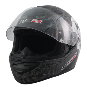 CASCO LS2 ROOKIE TEST MACHINE NEGRO MATE FF352 PUSAR R6R R15