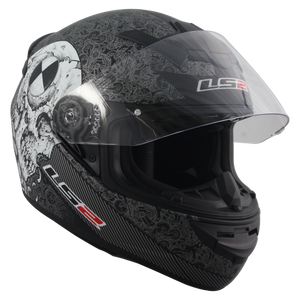 CASCO LS2 ROOKIE TEST MACHINE NEGRO MATE FF352 PUSAR R6R R15