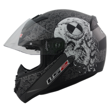 Cargar imagen en el visor de la galería, CASCO LS2 ROOKIE TEST MACHINE NEGRO MATE FF352 PUSAR R6R R15