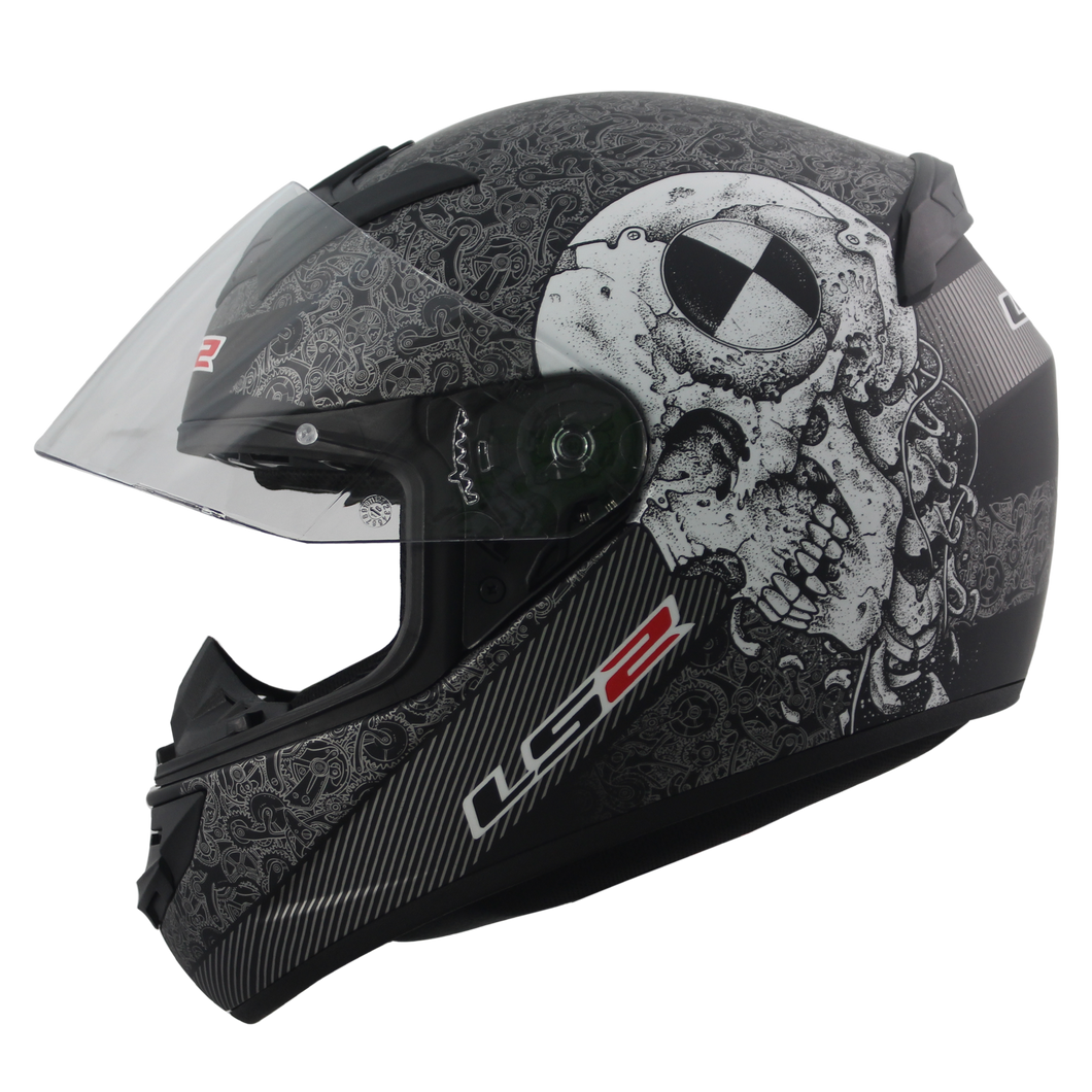 CASCO LS2 ROOKIE TEST MACHINE NEGRO MATE FF352 PUSAR R6R R15