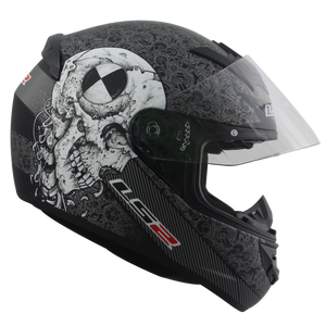 CASCO LS2 ROOKIE TEST MACHINE NEGRO MATE FF352 PUSAR R6R R15