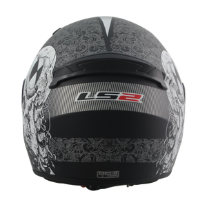 CASCO LS2 ROOKIE TEST MACHINE NEGRO MATE FF352 PUSAR R6R R15