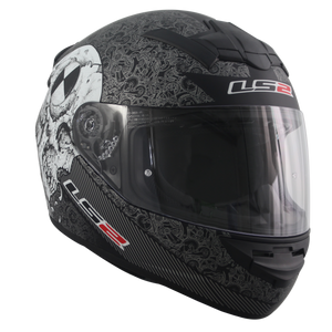 CASCO LS2 ROOKIE TEST MACHINE NEGRO MATE FF352 PUSAR R6R R15