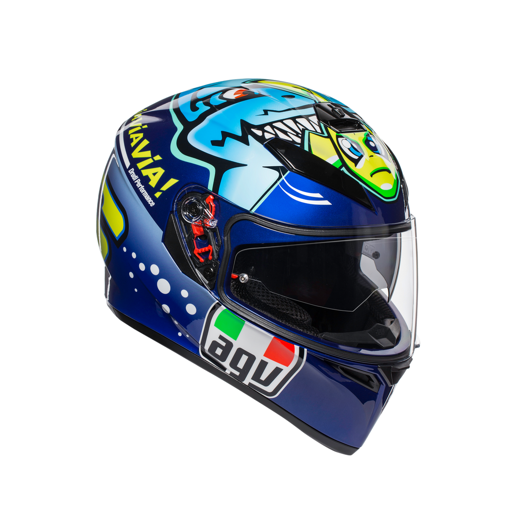 CASCO CERRADO AGV K3 SV TOP ROSSI MISANO 2015 R6R R1 GSXR