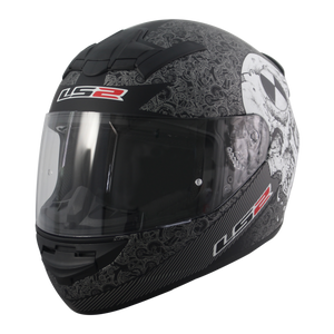 CASCO LS2 ROOKIE TEST MACHINE NEGRO MATE FF352 PUSAR R6R R15