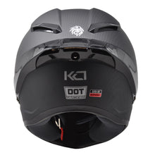 Cargar imagen en el visor de la galería, Casco Kov KC1 Negro Carbon PULSAR R6R FZ R1 R15 CBR GIXXER