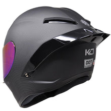 Cargar imagen en el visor de la galería, Casco Kov KC1 Negro Carbon PULSAR R6R FZ R1 R15 CBR GIXXER