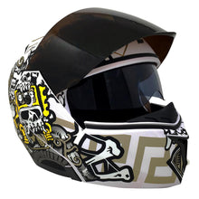 Cargar imagen en el visor de la galería, Casco Stealth Mictlan Blanco PULSAR R6R FZ R1 R15 CBR GIXXER