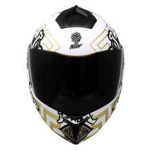 Cargar imagen en el visor de la galería, Casco Stealth Mictlan Blanco PULSAR R6R FZ R1 R15 CBR GIXXER