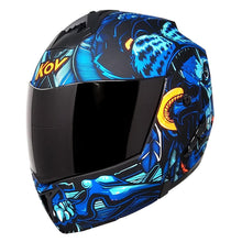 Cargar imagen en el visor de la galería, Casco Stealth Tlatoani Azul PULSAR R6R FZ R1 R15 CBR GIXXER