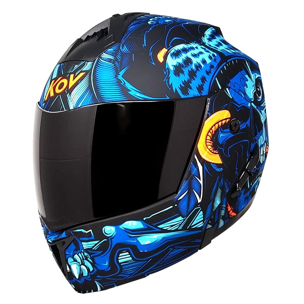Casco Stealth Tlatoani Azul PULSAR R6R FZ R1 R15 CBR GIXXER