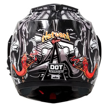 Cargar imagen en el visor de la galería, Casco Stealth Tlatoani Negro PULSAR R6R FZ R1 R15 CBR GIXXER