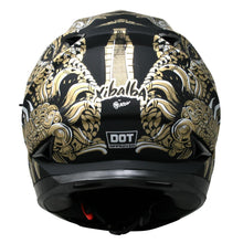 Cargar imagen en el visor de la galería, Casco Veneno Xibalba Negro PULSAR R6R FZ R1 R15 CBR GIXXER