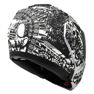 Casco Stealth Zapata Blanco PULSAR R6R FZ R1 R15 CBR GIXXER