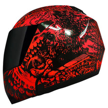 Cargar imagen en el visor de la galería, Casco Stealth Zapata Rojo PULSAR R6R FZ R1 R15 CBR GIXXER RC
